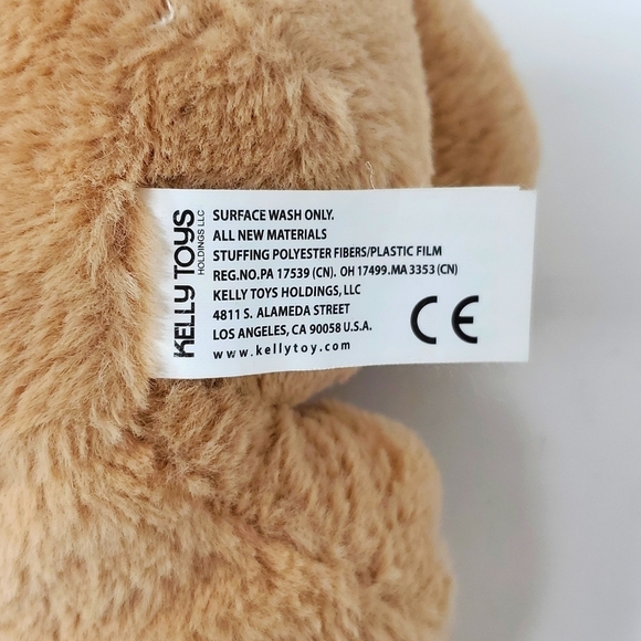 Kelly Toy my first Christmas 10” teddy bear plush stuffed animal Rattle Inside - Picture 4 of 4